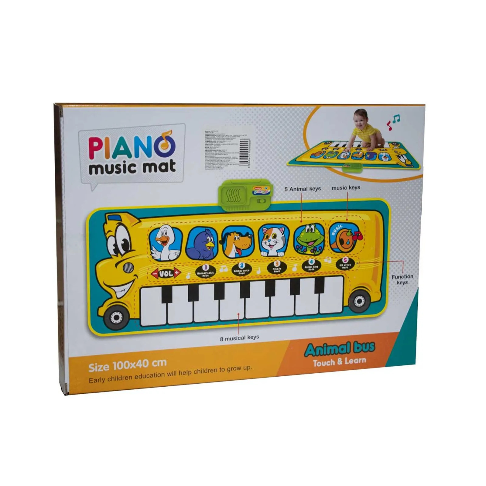 Piano infantil alfombra