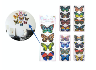 STICKER MARIPOSA PQ X4 (PQTX12)