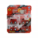 SET CARROS BOMBEROS X4