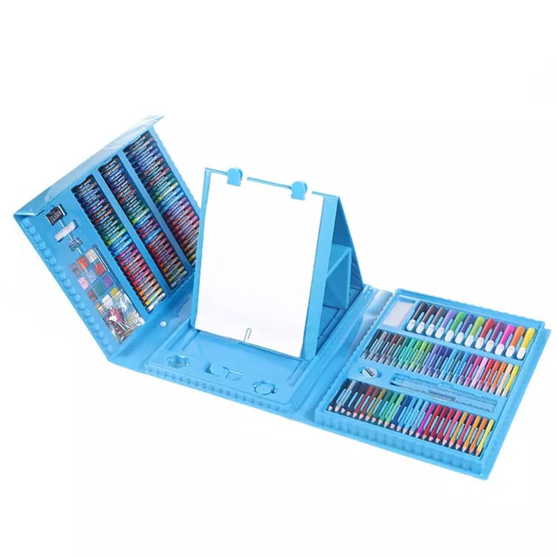 Kit de arte 208 piezas con tabla de dibujo