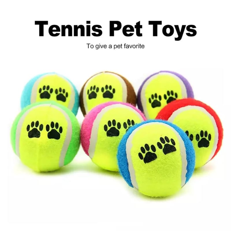 PELOTAS DE TENIS PARA MASCOTAS x 3 unidades