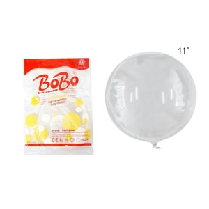 GLOBO BURBUJA REDONDO 11"  (PQTX50)