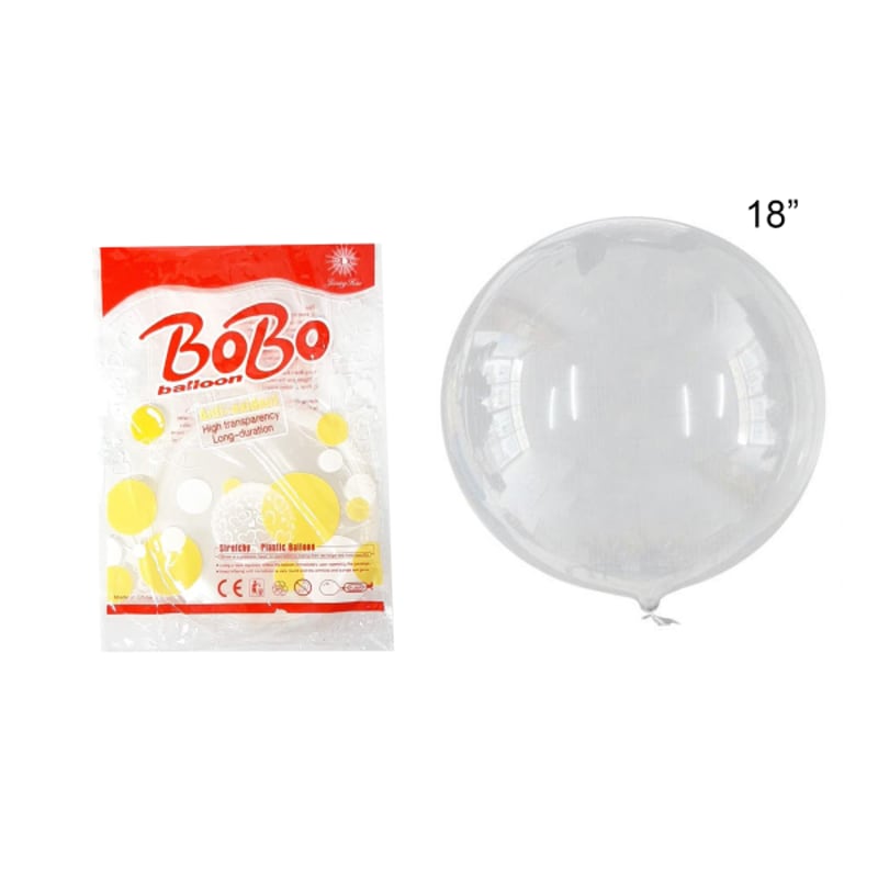 GLOBO BURBUJA REDONDO 18" (PQTX50)