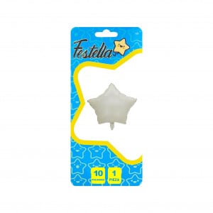 GLOBO ESTRELLA CREMA 10" CARTON