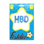 KIT GLOBO HBD 16" AZUL(PQTX12)