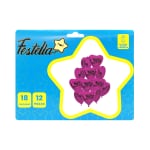 KIT GLOBO CORAZONES X12 FUCSIA¨: