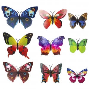 MARIPOSA DECORATIVA CON IMAN X12 (PQTX12)