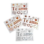 STICKER DE GLOBO TE AMO (PQTX50XCOLOR):