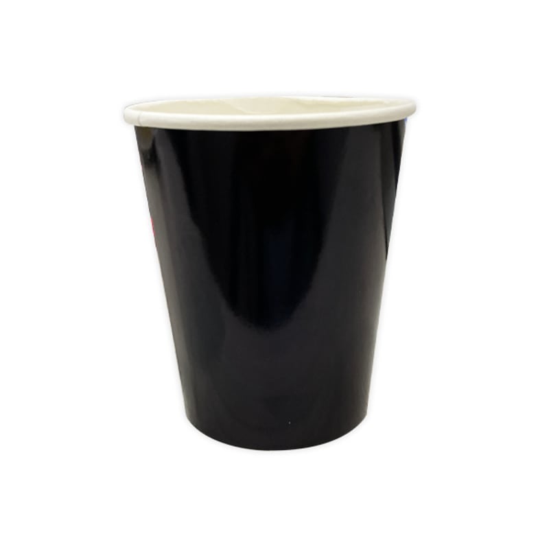 VASO DE FIESTA LISO X10 NEGRO