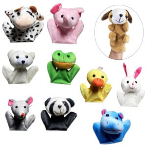 TITERE ANIMALES DE PELUCHE (PQT X 10 UND)