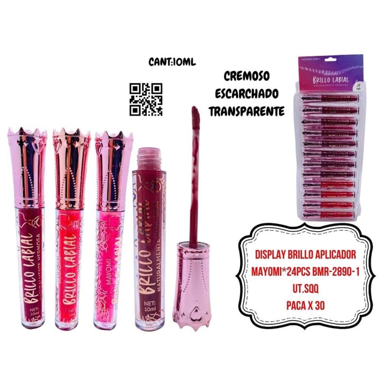 DISPLAY BRILLO APLICADOR MAYOMI*24PCS BMR-2890-1