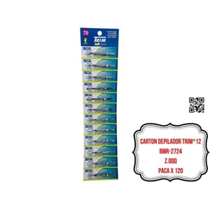 CARTON DEPILADOR TRIM*12 BMR-2724