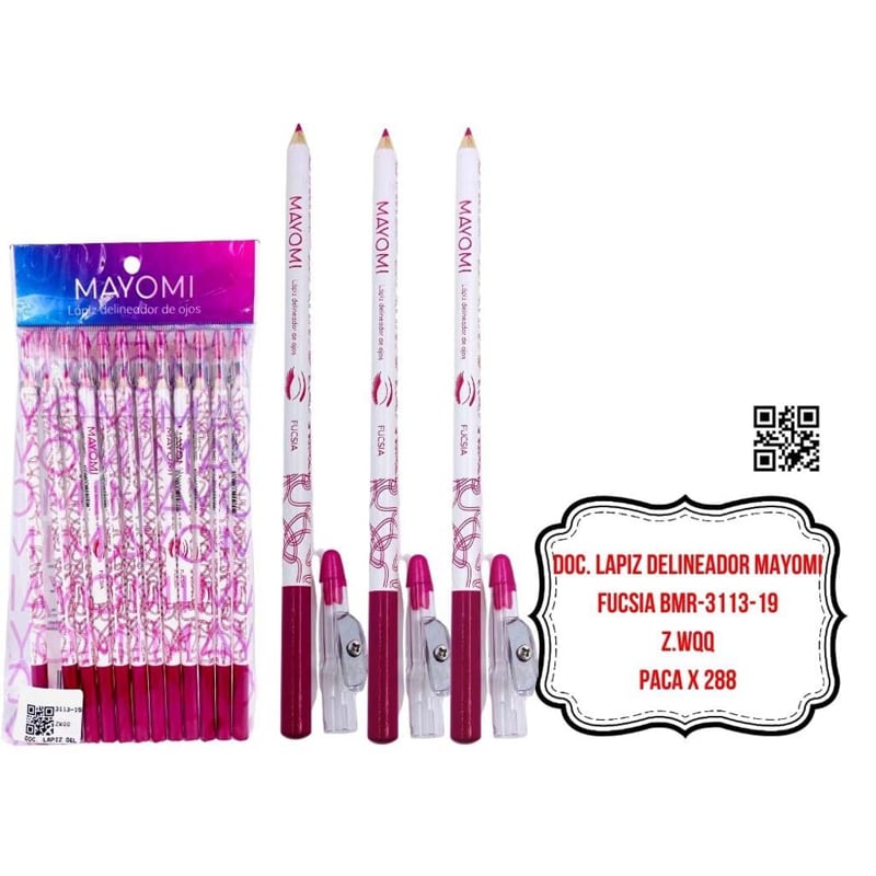 DOC. LAPIZ DELINEADOR MAYOMI FUCSIA BMR-3113-19