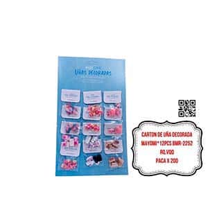 CARTON DE UÑA DECORADA MAYOMI*12PCS BMR-2252