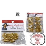 DZ. ANILLO PARA EL CABELLO*15PCS DORADO BMR-2111-1