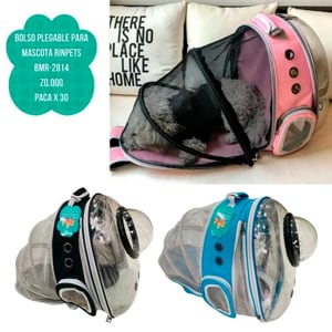 BOLSO PLEGABLE PARA MASCOTA RINPETS BMR-2814