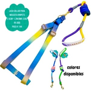 LASO COLLAR PARA MASCOTA RINPETS 2.5CM*1.2M BMR-2382