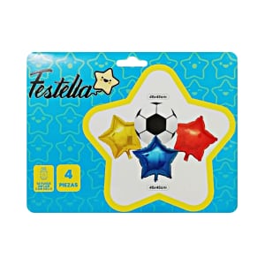 KIT GLOBO BALON COLOMBIA X4