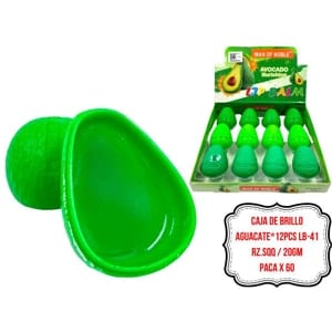 CAJA DE BRILLO AGUACATE*12PCS LB-41