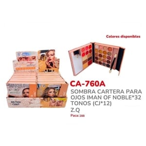 SOMBRA CARTERA PARA OJOS IMAN OF NOBLE*32 TONOS 760A (CJ*12)