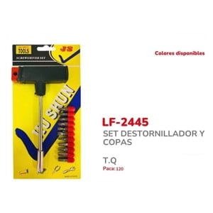 SET DESTORNILLADOR Y COPAS BMR-2445