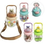 TERMO ANIMALES CON PINES Y STICKER