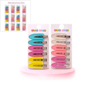 DZ. SET PINZA COLORES*6PCS BMR-3936