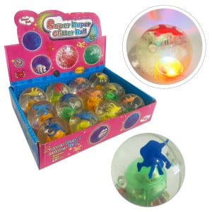 PELOTA CON LUZ DINOSAURIO (CJX12)