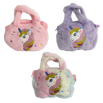 BOLSO PELUCHE UNICORNIO