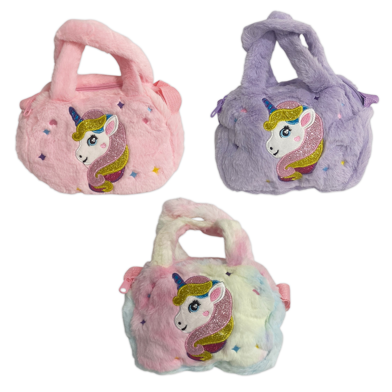 BOLSO PELUCHE UNICORNIO