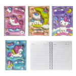 AGENDA UNICORNIO ARGOLLADA LINEAS (PQTX12)