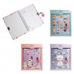 SET AGENDA GATO CON LAPICERO