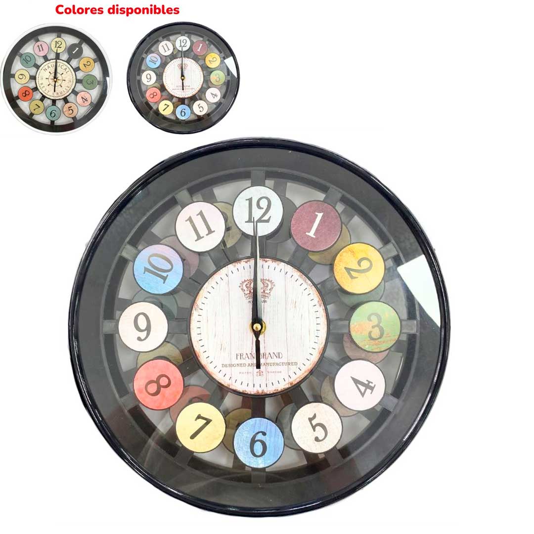 RELOJ DE PARED 30cm BMR-4111