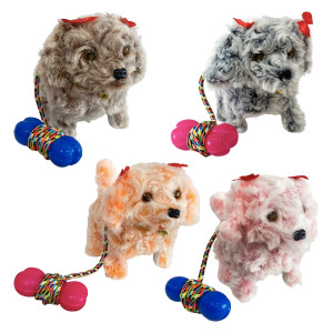 JUGUETE PERRO CON CUERDA,