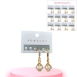 DZ. TOPO Y ARETE LUJO*3PCS BMR-4021-2