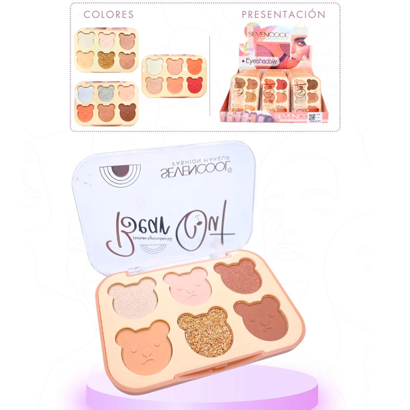 SOMBRA DE OJOS SEVENCOOL*6 TONOS 7930A (CJ*24)