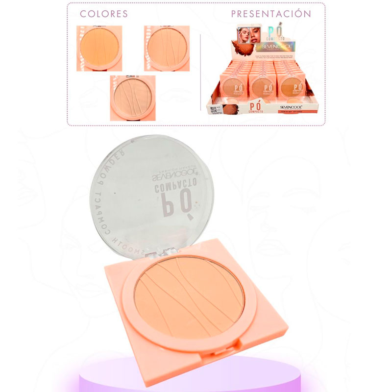 POLVO COMPACTO SEVENCOOL 807A (CJ*24)