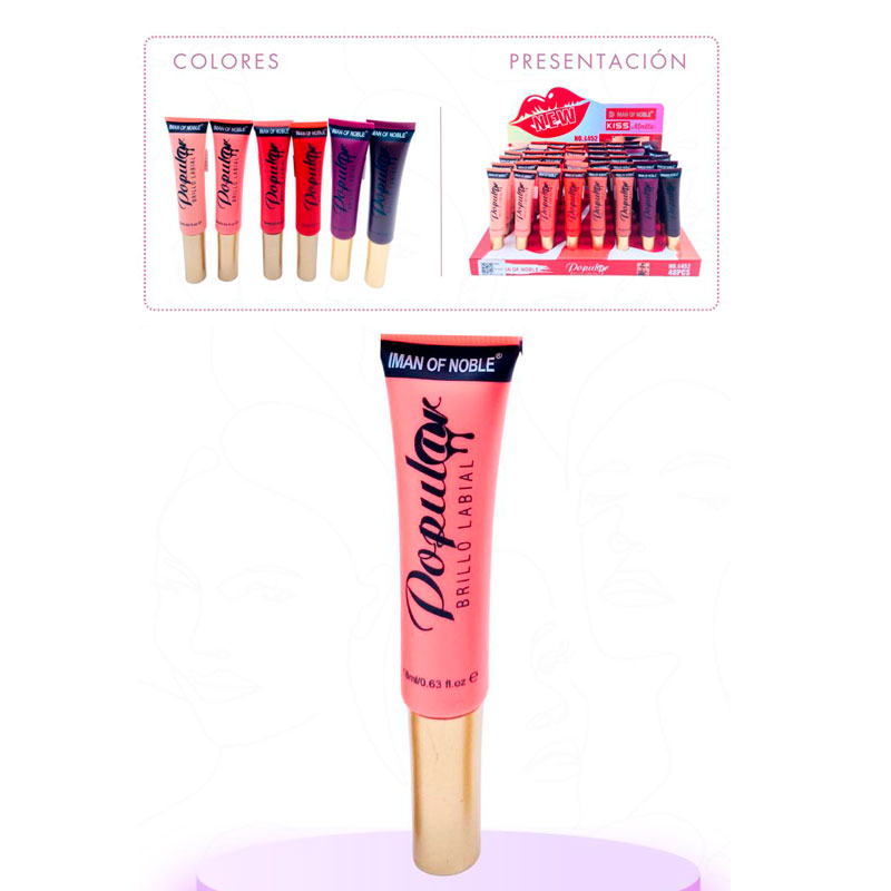 CAJA BRILLO MATTE IMAN OF NOBLE*48pcs L452