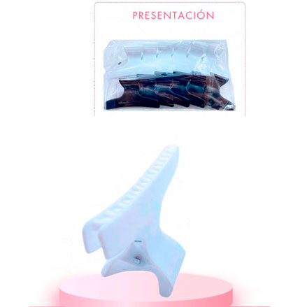 DOC. CAIMAN PELUQUERO BLANCO Y NEGRO BMR-2058-6