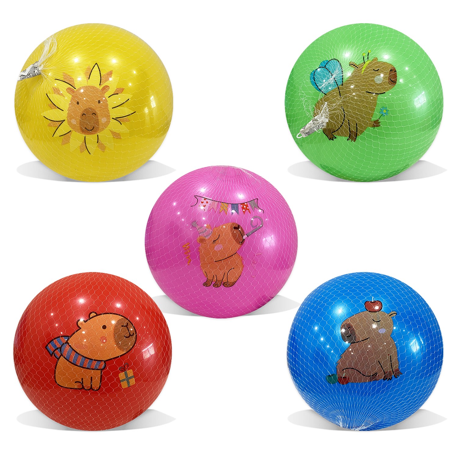 PELOTA ESTAMPADA CAPIBARA 70G (PQTX12)