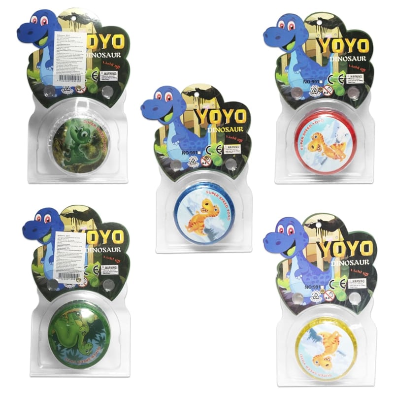 YOYO DINOSAURIO CON LUZ BLISTER