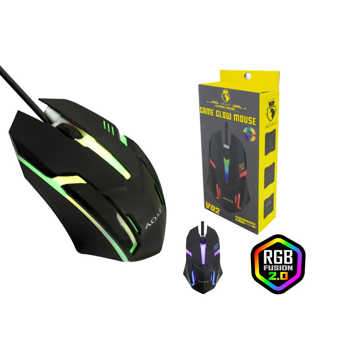 Mouse Gamer Con Luces RGB Conexión USB al por mayor