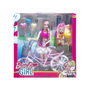 BARBY CON BICICLETA EN CAJA AL POR MAYOR