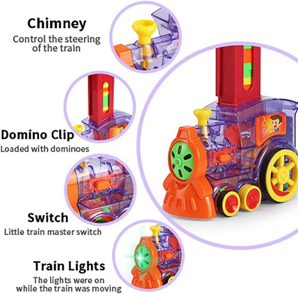 Juego de Bloques de domino Aprendizaje Divertido con Tren Automático al por mayor