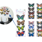 STICKER MARIPOSA PQ X4