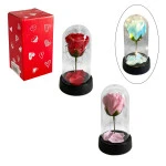 ROSA ENCAPSULADA CON LUZ