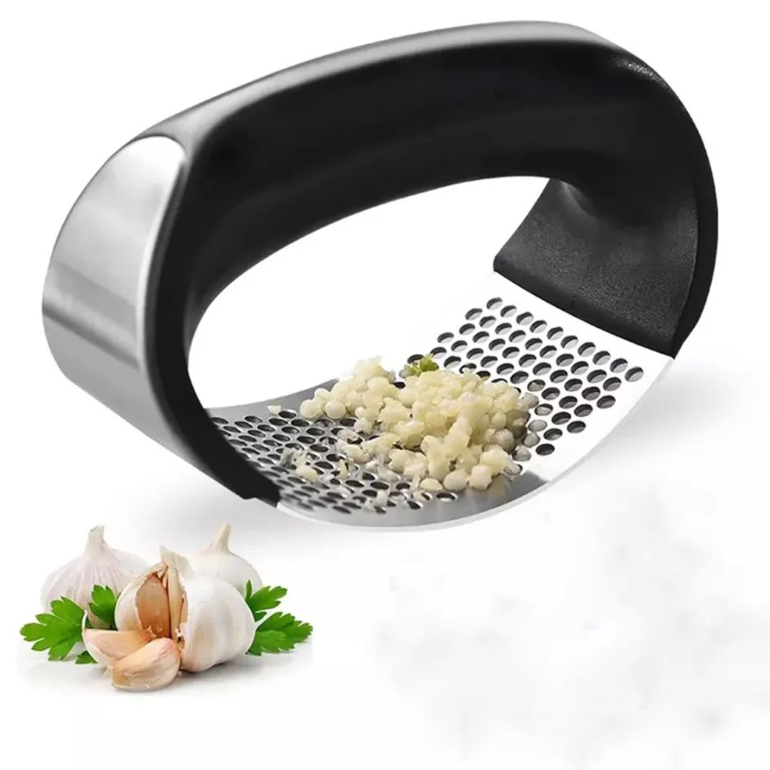 Prensador Machacador Triturador De Ajo Cocina En Acero Inoxidable