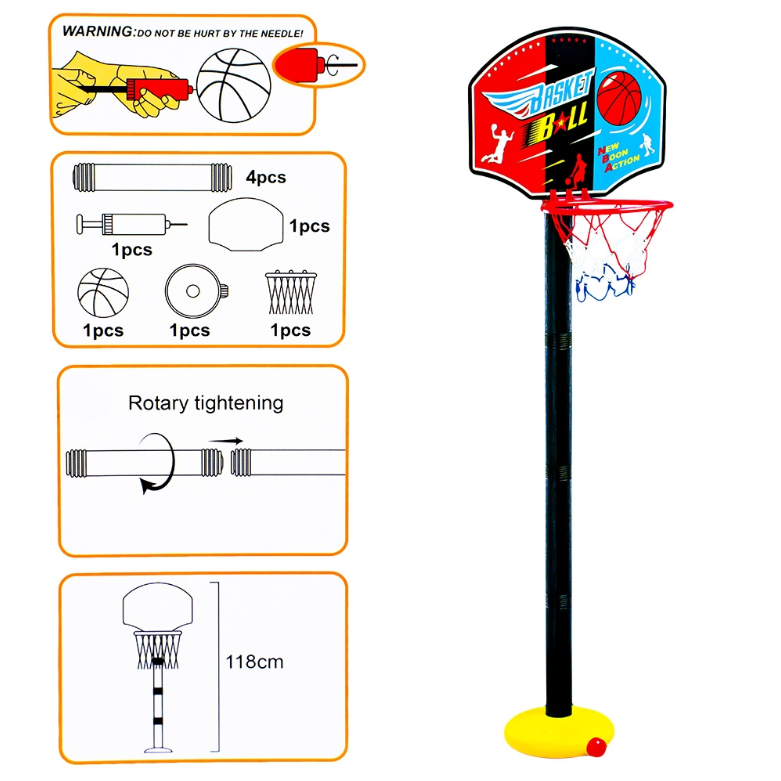 Juego cesta de baloncesto para niños al por mayor