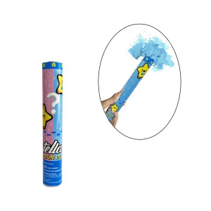 LANZA CONFETTI AZUL 30CM