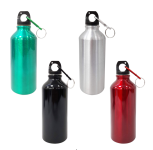 TERMO METALICO CON LLAVERO 500ML